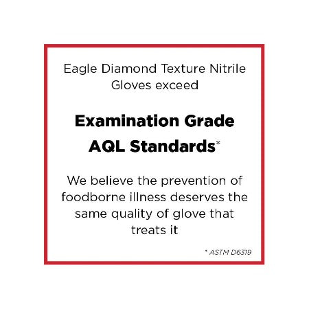 Diamond Textured 9mil Nitrile Gloves with Extended Cuff image