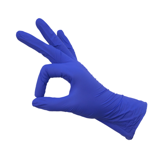FineTOUGH 2.6mil Nitrile Gloves - Indigo