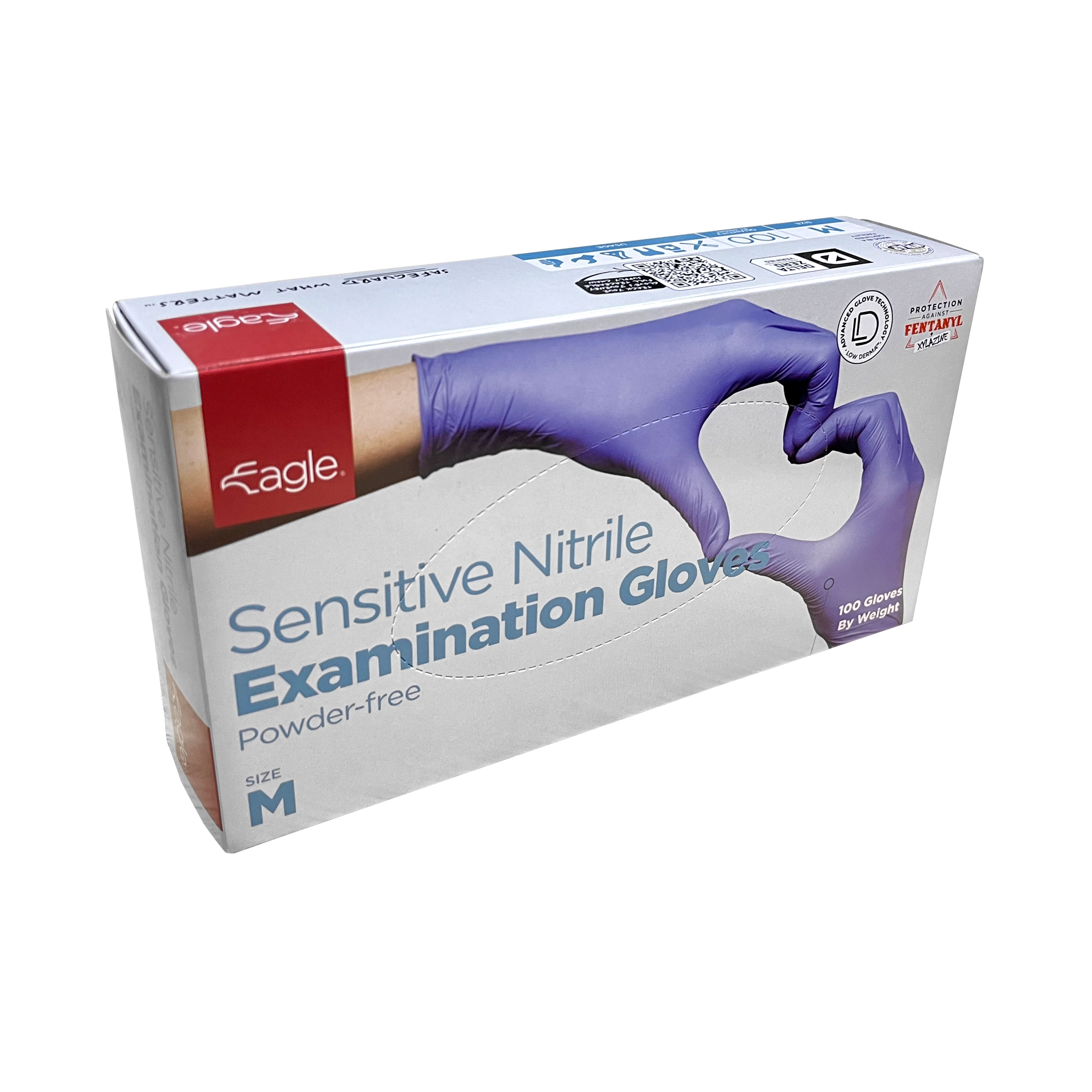 Sensitive 4mil Nitrile Exam Gloves image