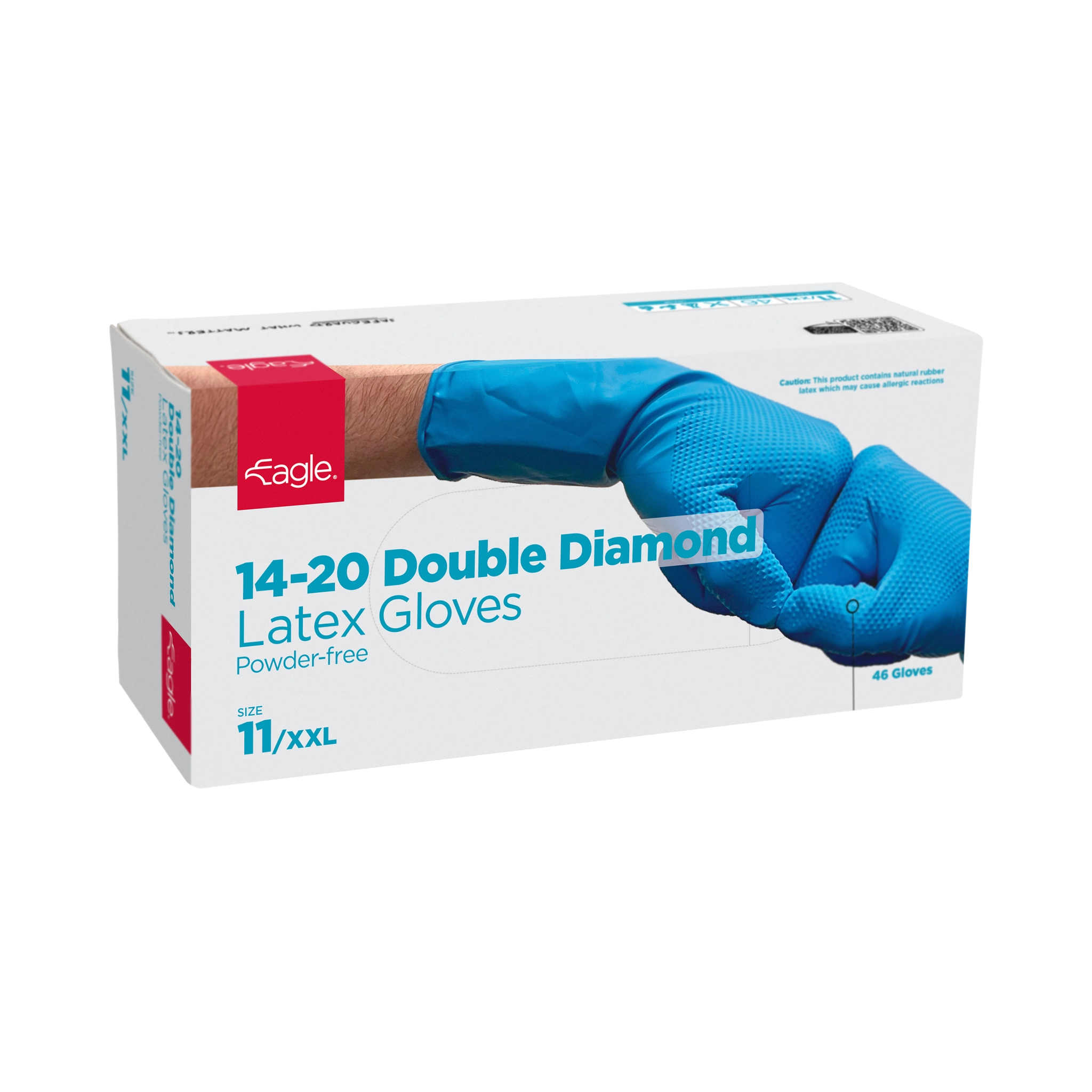 14-20 Double Diamond Latex Gloves - 14mil/20mil image